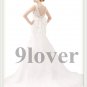 2017 Modest Lace Mermaid Bridal Gown with Open Back