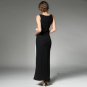 Classical Black and White Maxi Dress