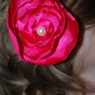 Pink Satin Circle Flower