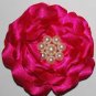 Large Hot Pink Flower - Pearl Center