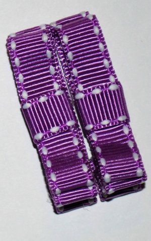 Purple Bow Clippies