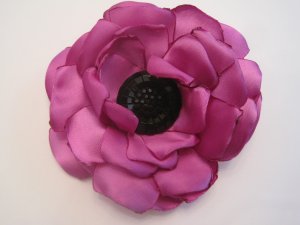 Large Purple Flower - Black Center