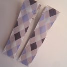 Purple Argyle Lined Clippies