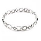 18K White Gold Diamond Bracelet