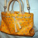 Orange Leather Tassel Tote Satchel Dooney & Bourke D&B Handbag ExcellentCondition New Without Tags