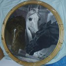 Horses John Fredrick Herring Artist Rare Original 1800 Antique Hand Color Engraving Etching