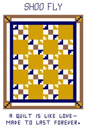 Free Bargello Quilt Pattern - Leave