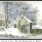 The Old Homestead in Winter Pattern Chart Graph