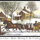 Winter Morning in the Country 1873 Pattern Chart Graph