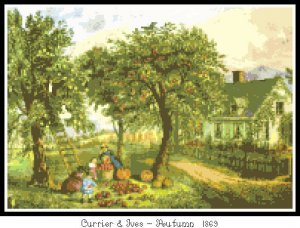 Autumn 1869 Pattern Chart Graph