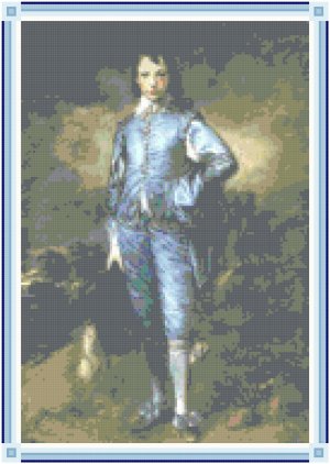 The Blue Boy Pattern Chart Graph