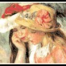Renoir's Les Deux Soeurs (Two Sisters) Pattern Chart Graph Renoir's Les Deux Soeurs (Two Sisters) Pattern Chart Graph