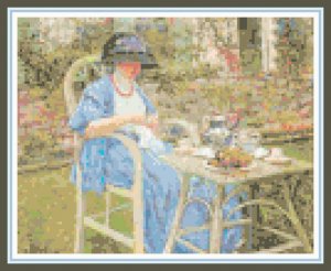 Breakfast in the Garden Pattern Chart Graph