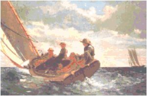 Breezing Up by Winslow Homer PatternChart Graph