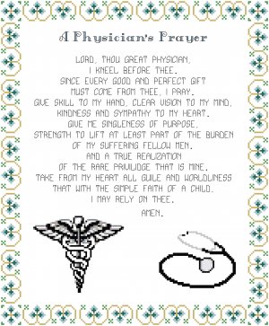 A Physician's Prayer Pattern Chart Graph