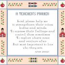 A Teacher's Prayer Pattern Chart Graph A Teacher's Prayer Pattern Chart Graph