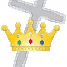 Cross and Crown Symbol Pattern Chart Graph