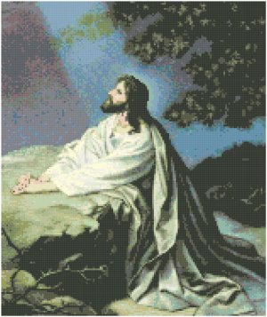 Agony in Gethsemane Pattern Chart Graph