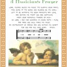 A Musician's Prayer Pattern Chart Graph