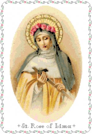 St. Rose of Lima Pattern Chart Graph