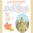 Autumn Pattern Chart Graph