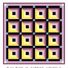 Log Cabin with Sashing Quilt Pattern Chart Graph