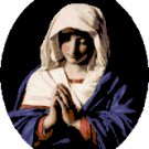 Madonna in Prayer Pattern Chart Graph