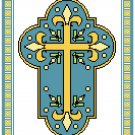 Fleur de Lis French Cross Pattern Chart Graph Fleur de Lis French Cross Pattern Chart Graph
