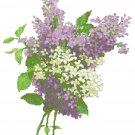 Lilac Blossoms 1 Pattern Chart Graph