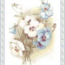Bashful Pansies Pattern Chart Graph