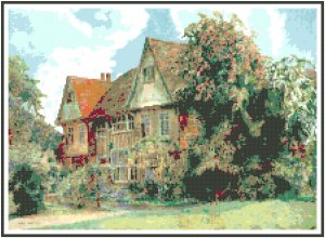 Cranbrook Cottage Pattern Chart Graph