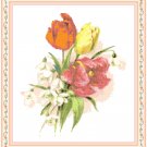Tulips and Snowdrops Pattern Chart Graph Tulips and Snowdrops Pattern Chart Graph