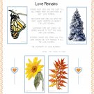 Love Remains Pattern Chart Graph