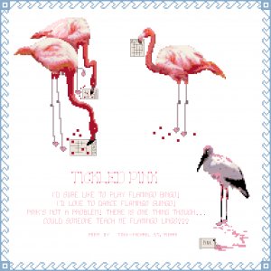 Tickled Pink Pattern Chart Graph