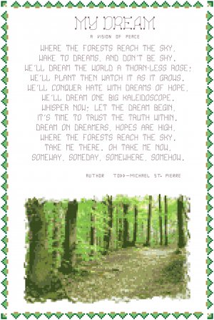 My Dream -  The Forest Pattern Chart Graph