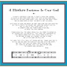 A Mighty Fortress is Our God Pattern Chart Graph