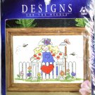 Garden Gate Cross Stitch Kit by Designs for the Needle #5121 Garden Gate Cross Stitch Kit by Designs for the Needle #5121