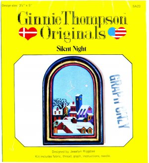 Silent Night Cross Stitch Chart Pack by Ginnie Thompson Originals