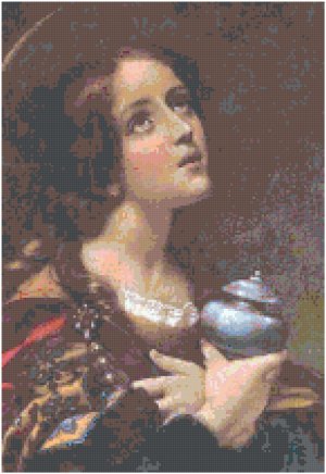 St. Mary Magdalene Pattern Chart Graph