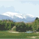Mountain Valley Landscape Pattern Chart Graph