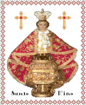 del Santo Nino Pattern Chart Graph