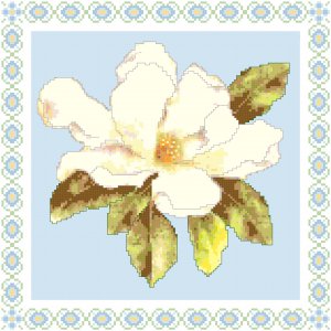 Magnolia Blossom Pattern Chart Graph