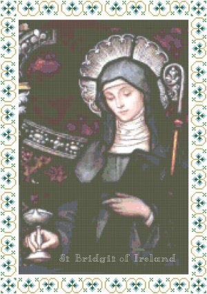 St. Bridgit of Ireland Pattern Chart Graph