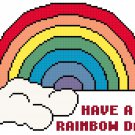 Have A Rainbow Day! Pattern Chart Graph