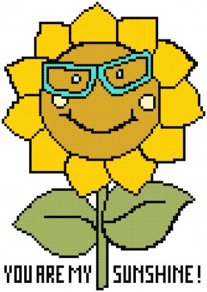 You Are My Sunshine! Pattern Chart Graph