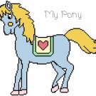 My Pony (Blue) Pattern Chart Graph My Pony (Blue) Pattern Chart Graph