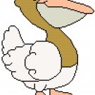 Pelli the Pelican Pattern Chart Graph