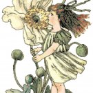 Windflower Flower Children Pattern Chart Graph