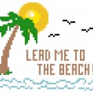 Lead Me to the Beach Pattern Chart Graph