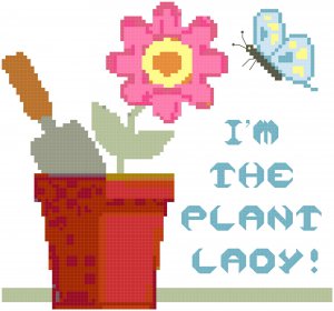 I'm the Plant Lady! Pattern Chart Graph